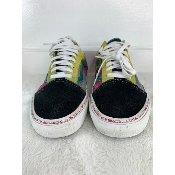Vans Off The Wall Low Top Multicolor Sneakers Men’s 9 Women’s 10.5 - Picture 2 of 8